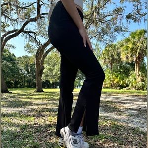 UO black flared pants